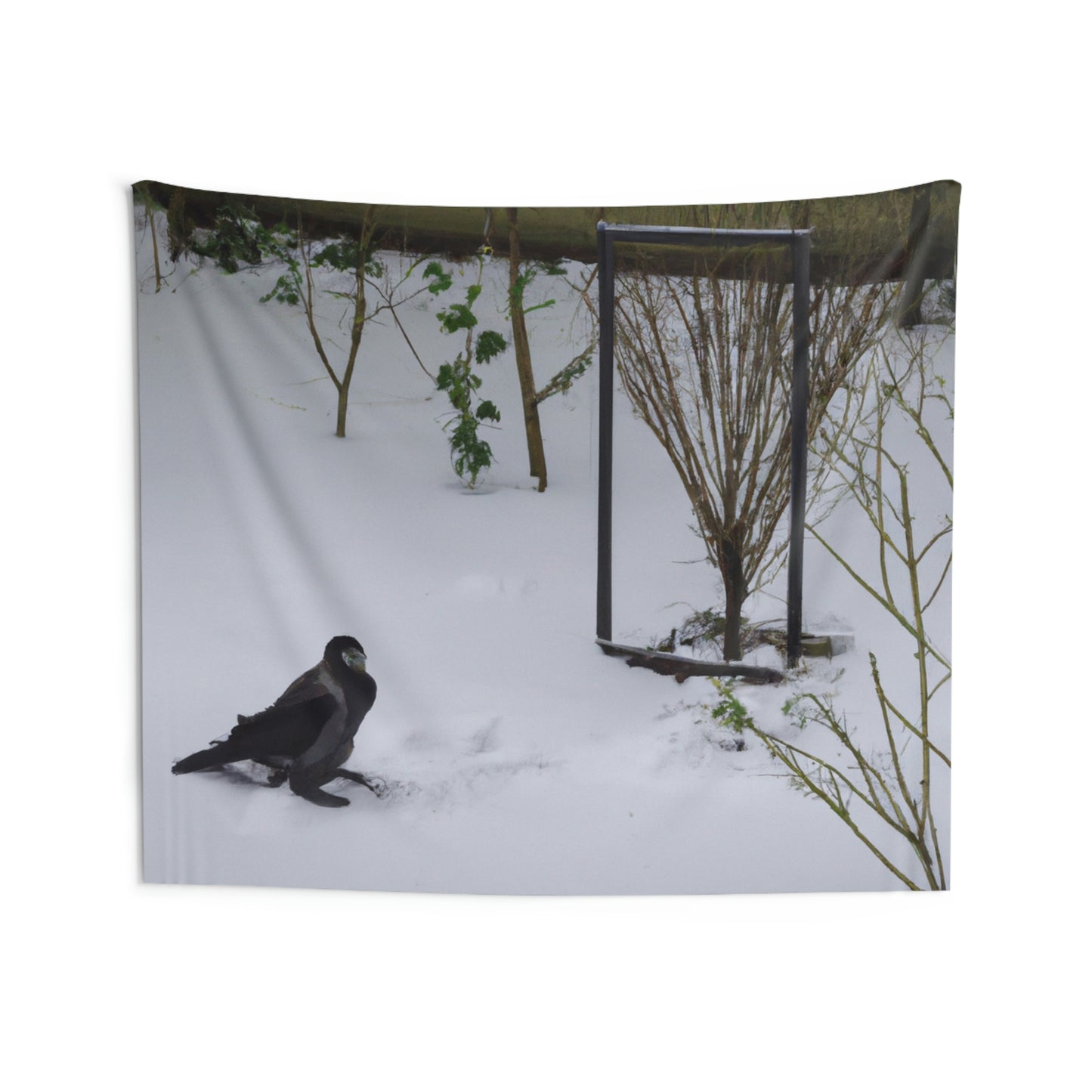 "The Snow Garden of the Wounded Crow" - The Alien Wall Tapestries