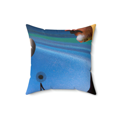 "A Chance Encounter Between Fateful Strangers" - The Alien Square Pillow