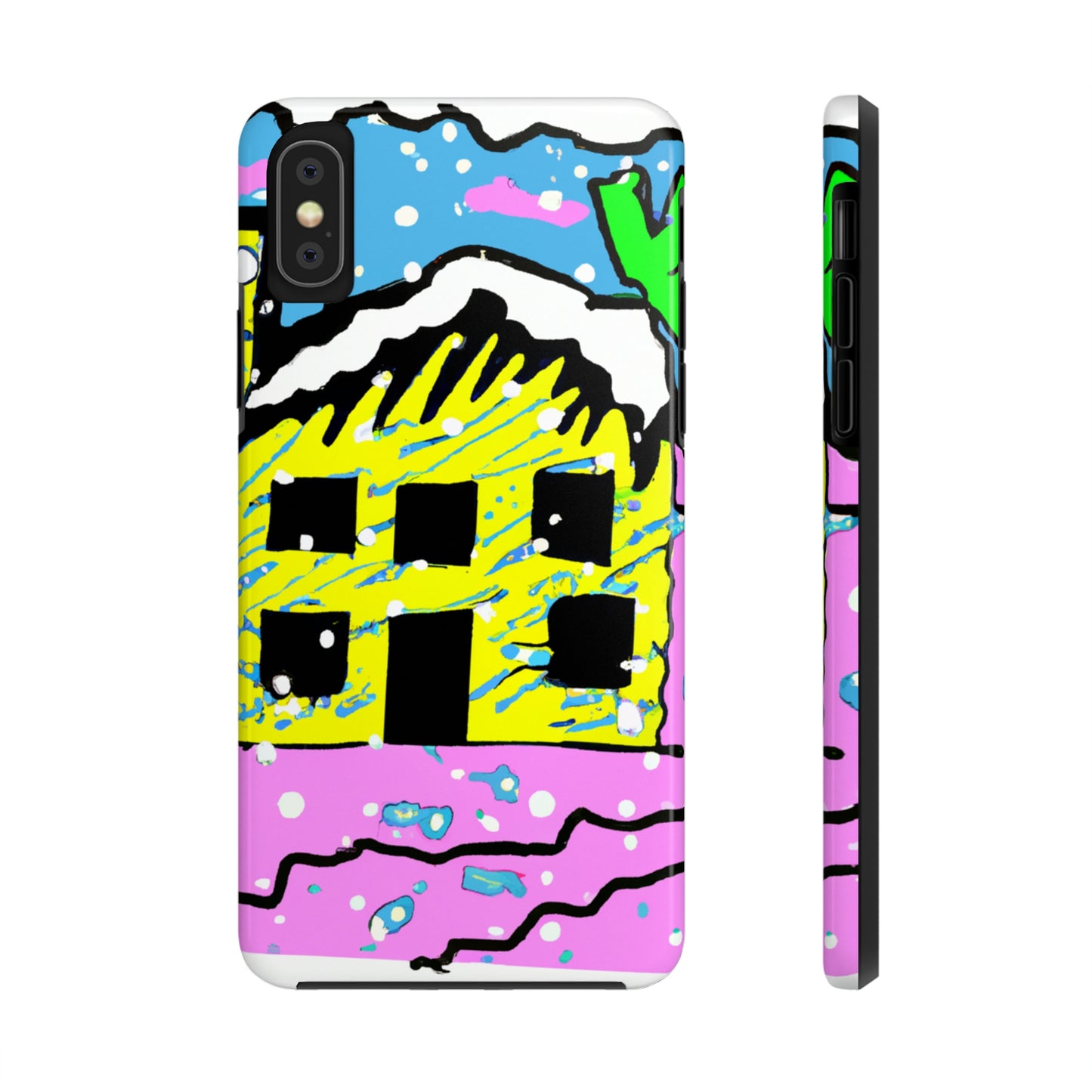 "Desolate Winter Dwelling" - Die Alien Tough Phone Cases