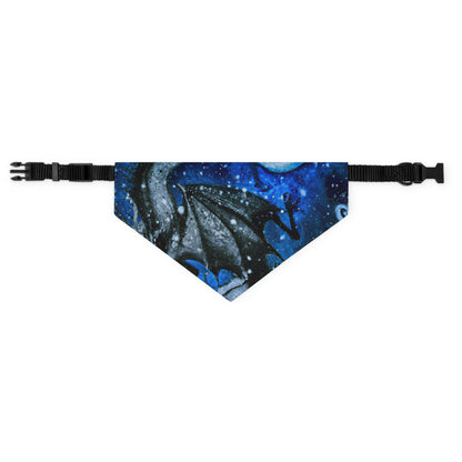 "Frosted Moonlight Dragon" - The Alien Pet Bandana Collar