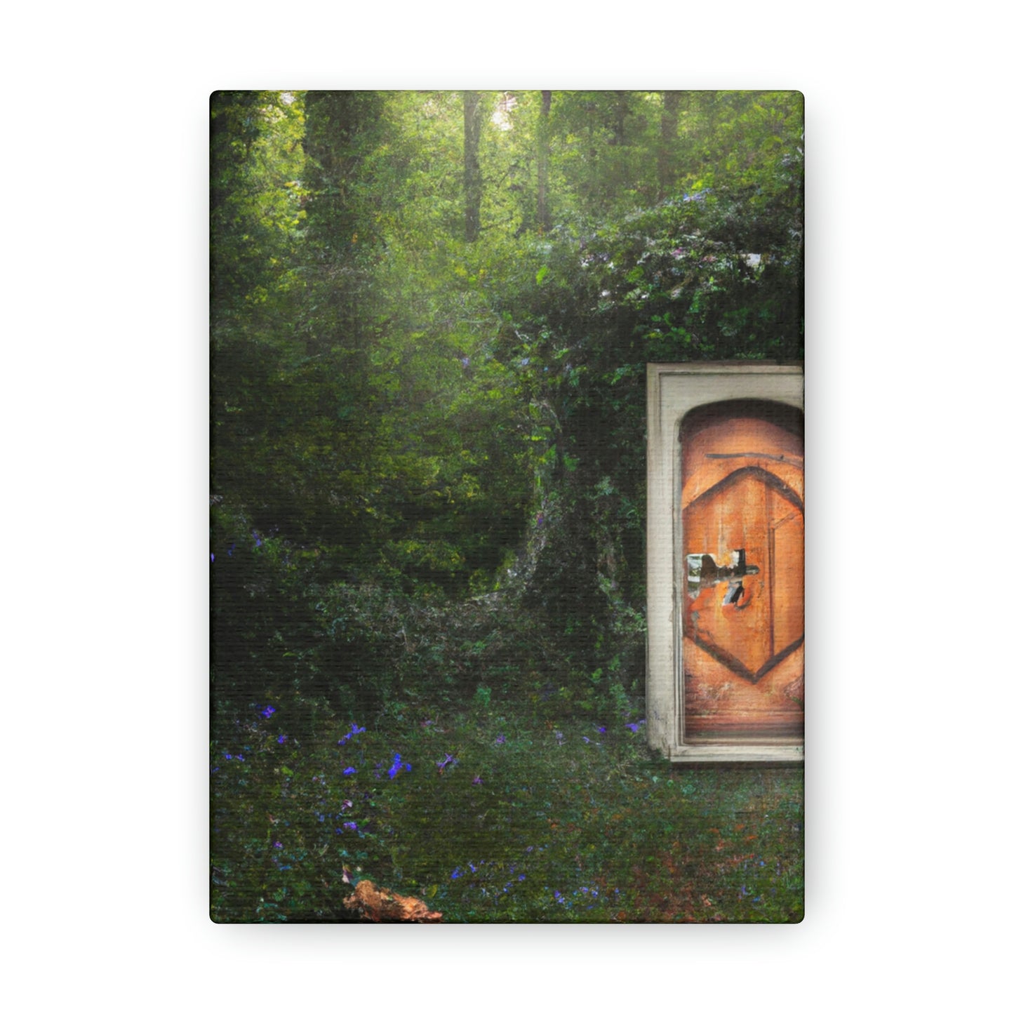 La puerta mágica en el bosque - The Alien Canva