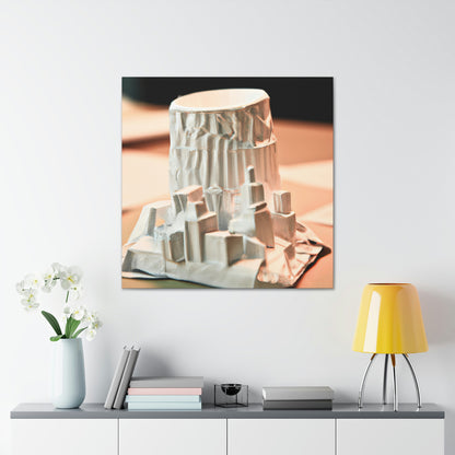 "Urban Sculpture in 3-Dimensions" - Canvas