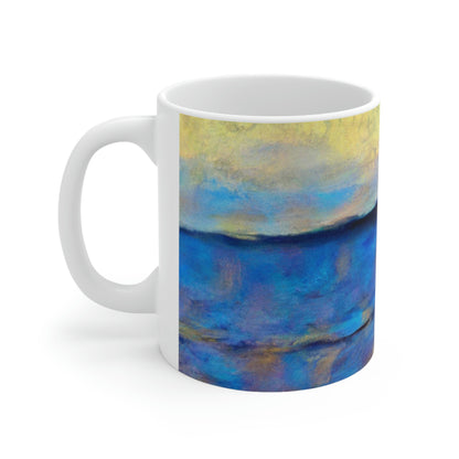 "Perdido en el mar" - Taza de cerámica The Alien 11 oz