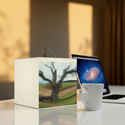 "A Shadow in the Meadow: The Last Standing Tree" - The Alien Light Cube Lamp