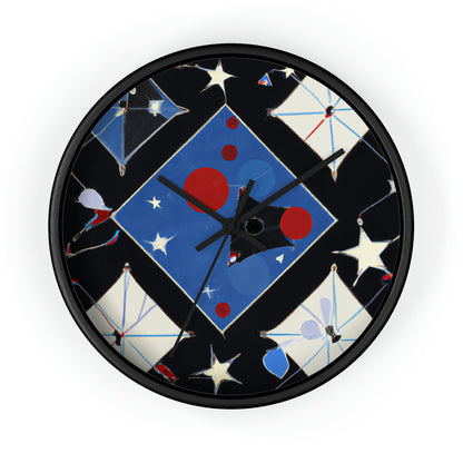 "Kites Illuminating the Starry Sky" - Die Alien-Wanduhr