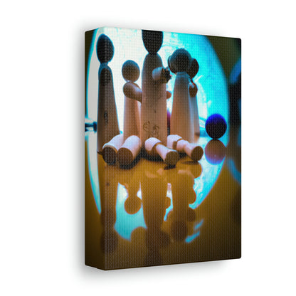 "Family Gathering Rupture" - Canvas