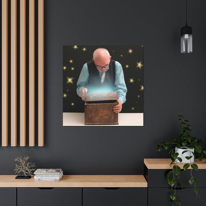 The Magic Box of the Elderly Man - The Alien Canva