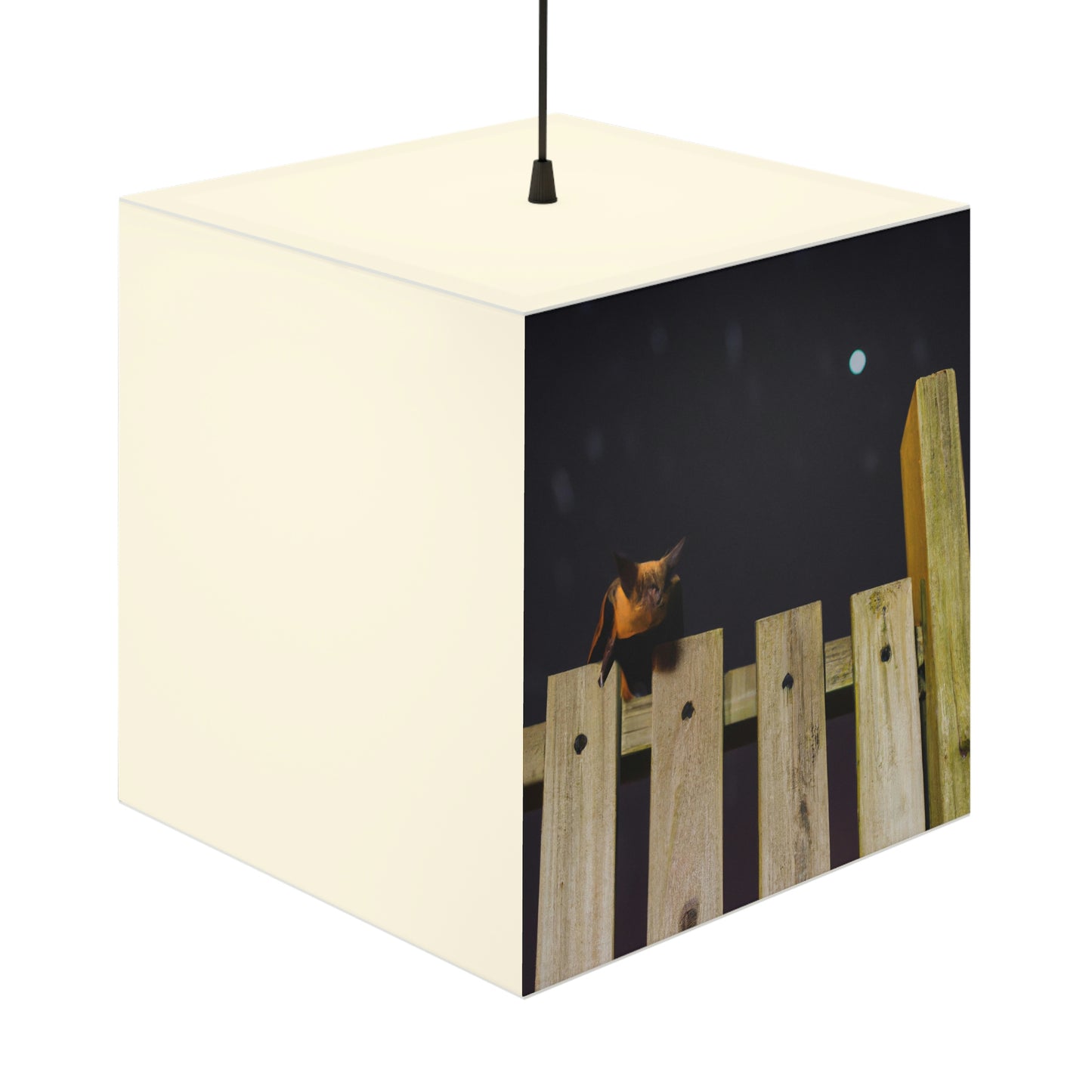 "A Silent Observer" - The Alien Light Cube Lamp