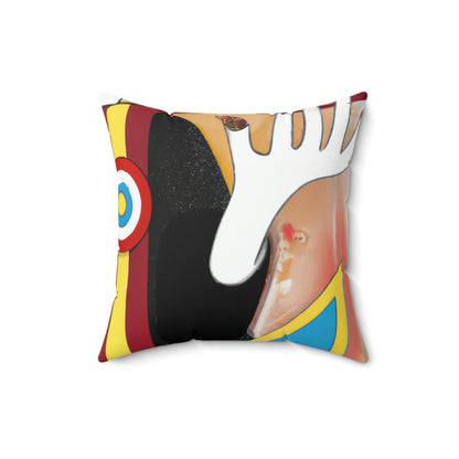 "A Storm Unleashed by the Magician's Spell" - The Alien Square Pillow