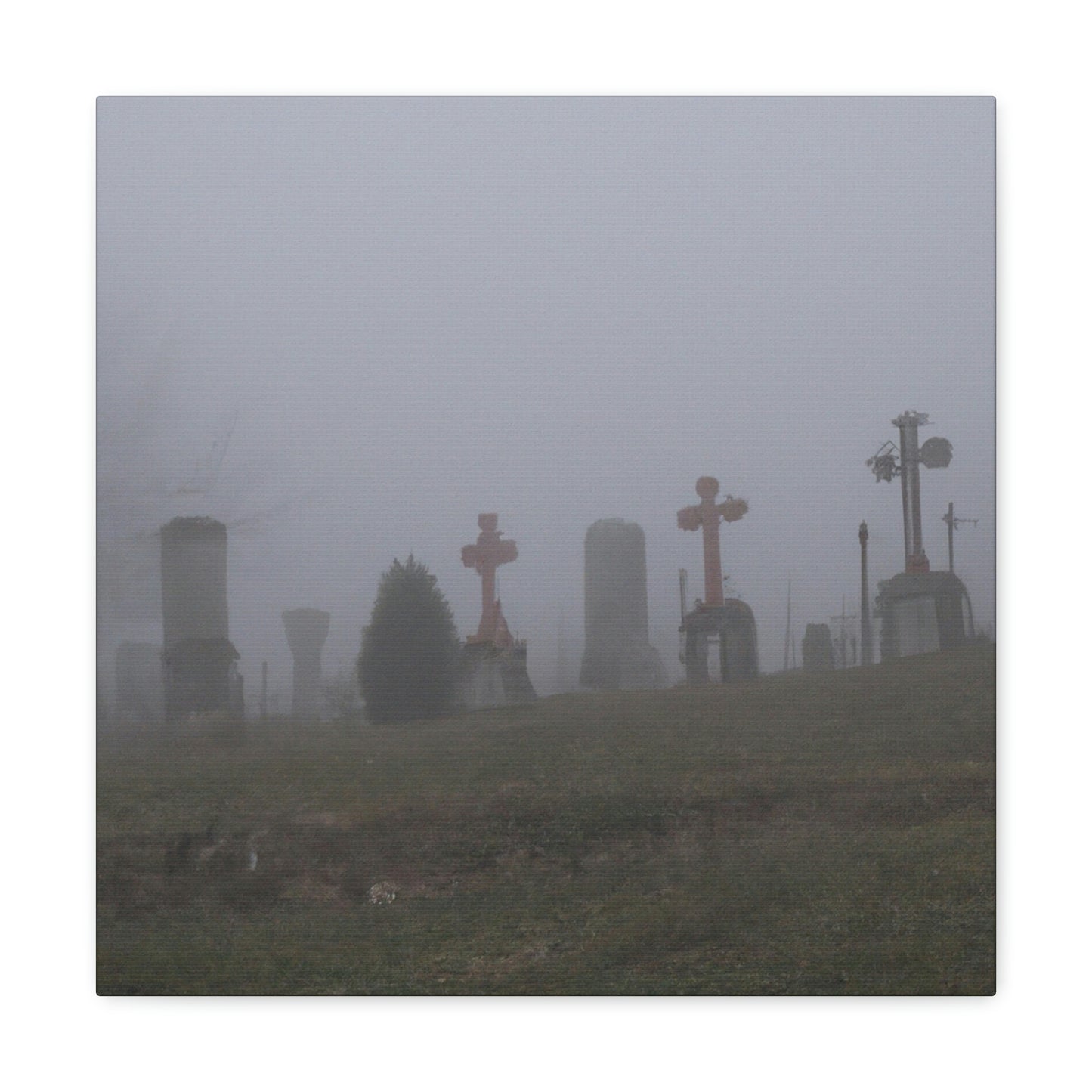 "The Foggy Graveyard" - The Alien Canva