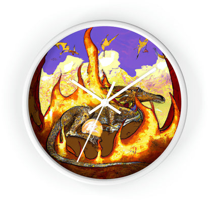 "A Slumbering Dragon in an Infernal Embrace" - The Alien Wall Clock