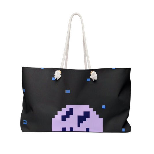 "Testigo solitario del cielo nocturno" - The Alien Weekender Bag Pixel Art