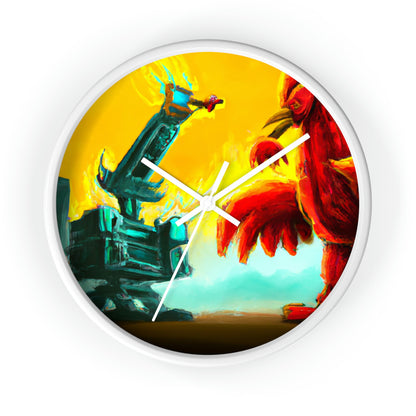 "The Mechanical Menace of the Fire-Breathing Chicken" - The Alien Wall Clock