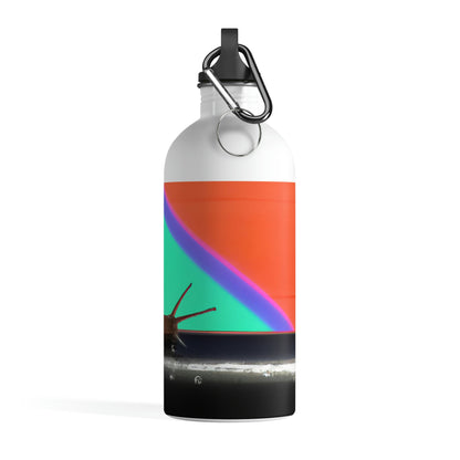 "Rainbow Pot of Gold: A Snail's Slow Trek" - The Alien Stainless Steel Water Bottle