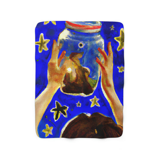 "A Jarful of Stardust" - The Alien Sherpa Fleece Blanket