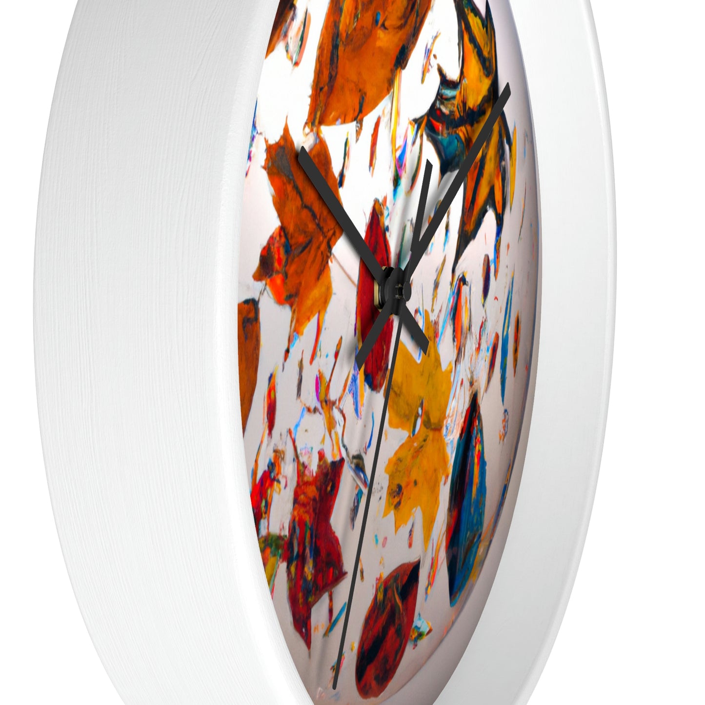 "Autumn in a Glass Globe" - The Alien Wall Clock