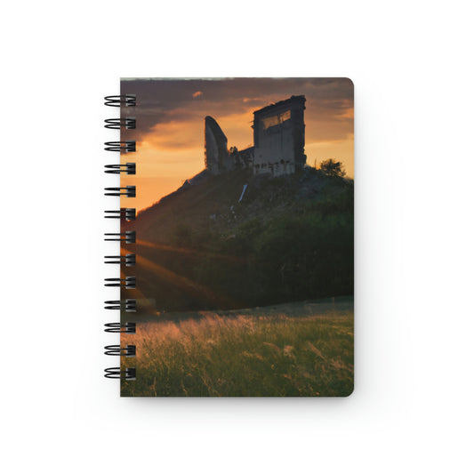 "Enchanted Evening at an Abandoned Castle" - The Alien Spiral Bound Journal