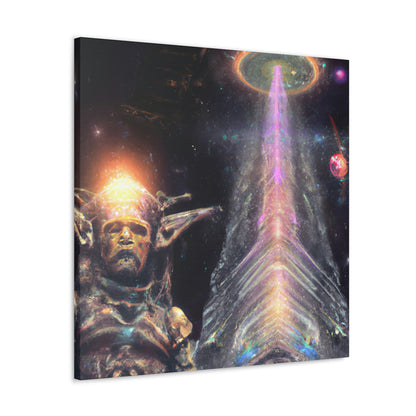 Zarkkoo the Cosmic Painter - Canvas