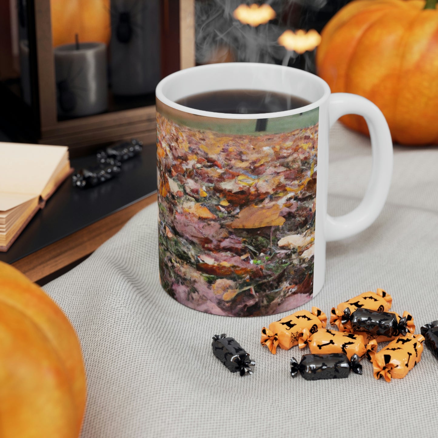 "Autumn's Forgotten Mystery" - The Alien Ceramic Mug 11 oz