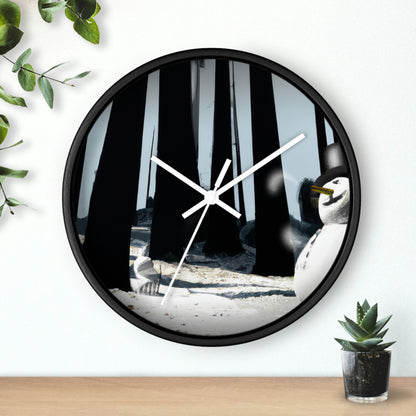 "Chilly Adventures in the Enchanted Forest" - The Alien Wall Clock