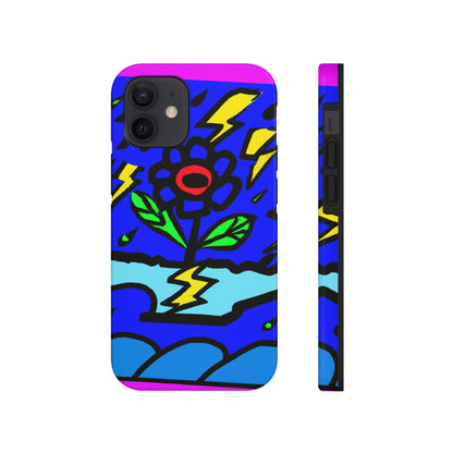 "A Bold Bloom Amidst the Storm" - The Alien Tough Phone Cases