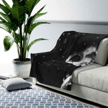 "A Celestial Sea Dance" - The Alien Velveteen Plush Blanket