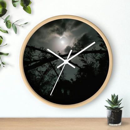 "A Moonlit Mystical World" - The Alien Wall Clock