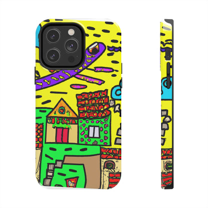 "A Slumbering Village of the Soaring Dragon" - The Alien Tough Phone Cases