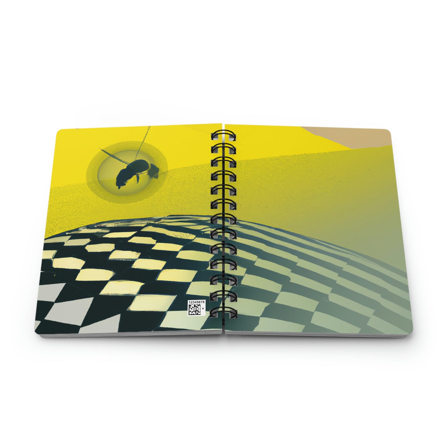 "Lost and Found in the Desert: A Bee's Journey" - The Alien Spiral Bound Journal