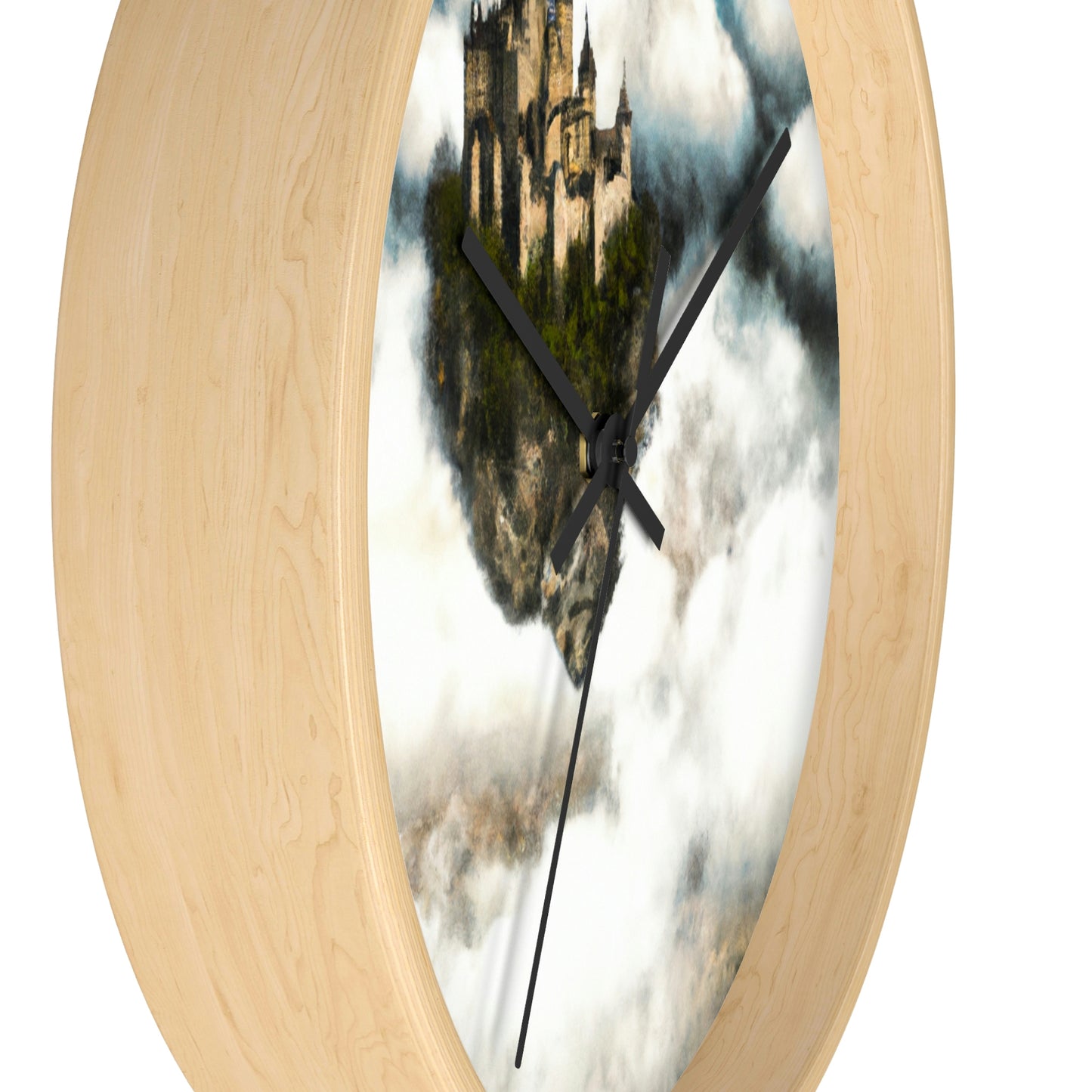 Mystic Castle in the Sky - The Alien Wall Clock