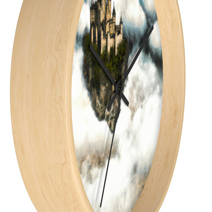 Mystic Castle in the Sky - The Alien Wall Clock