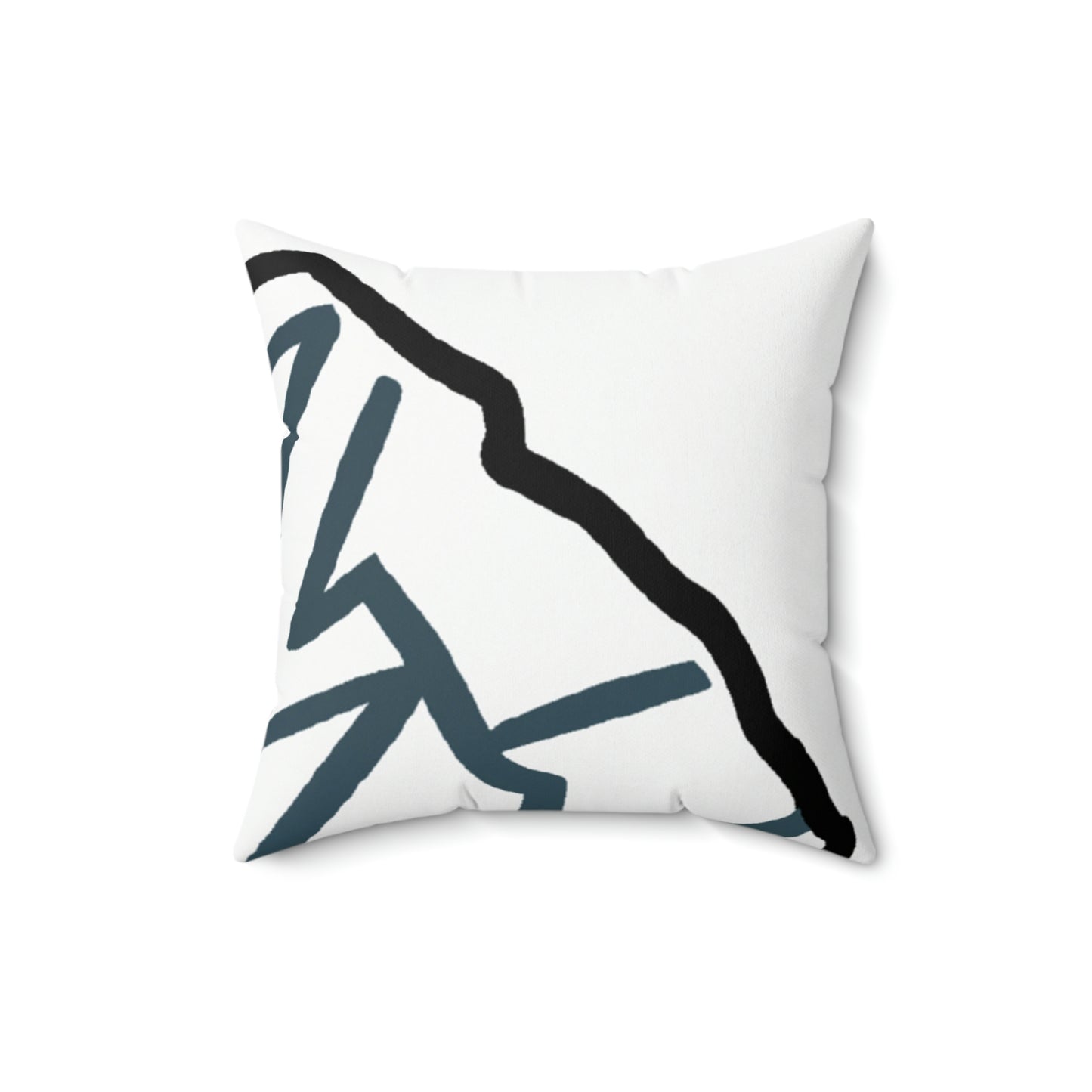 "Ascending the Summit" - The Alien Square Pillow