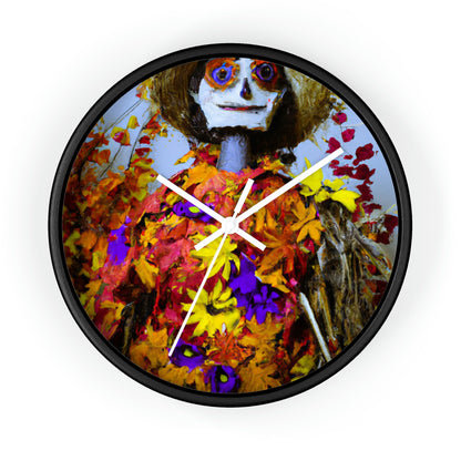 "Autumn Scarecrow Blues" - El reloj de pared alienígena