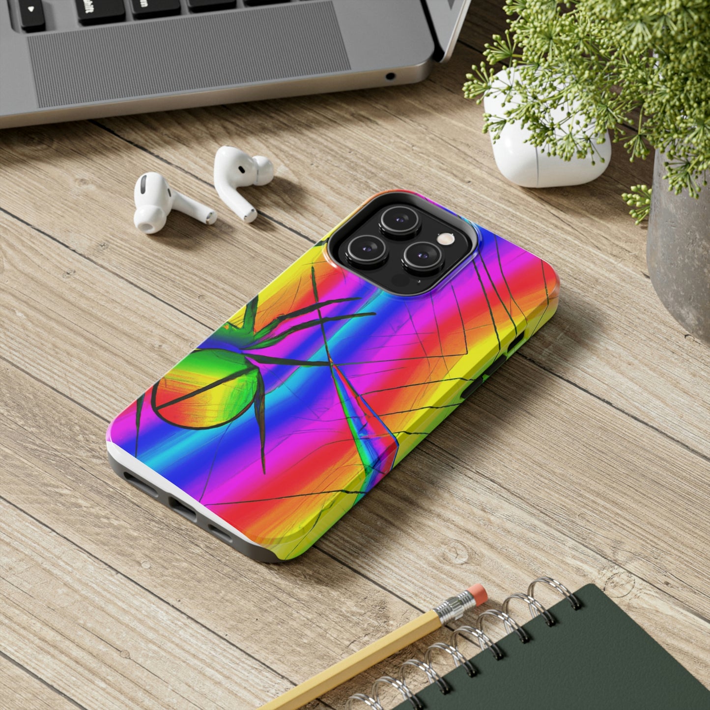 "A Spinnerette's Prismatic Web" - The Alien Tough Phone Cases