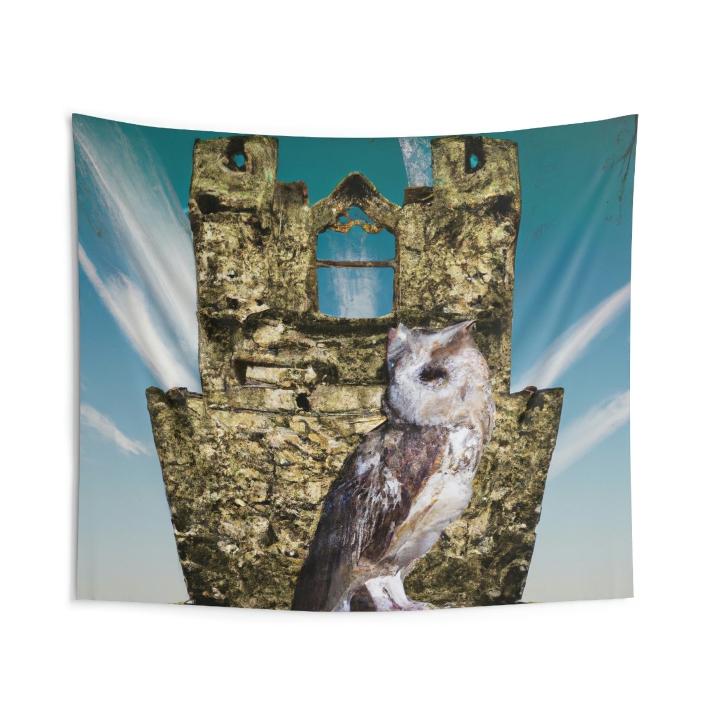 "A Sentinal Among Ruins: An Unstirred Owl's Perch" - The Alien Wall Tapestries