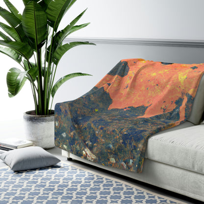 "Autumn Reflections" - The Alien Sherpa Fleece Blanket