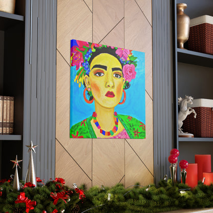 „Heftig und frei: Eine von Frida Kahlo inspirierte Hommage an mexikanische Frauen“ – The Alien Canva