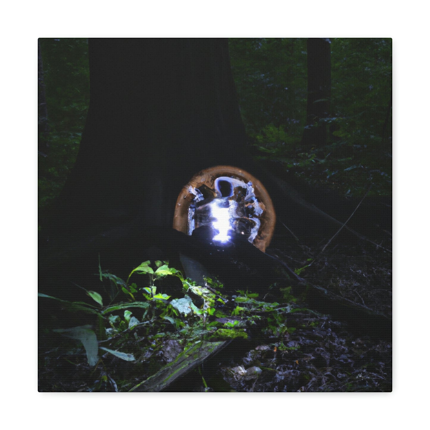 "The Mysterious Woods Power" - Die Alien-Canva