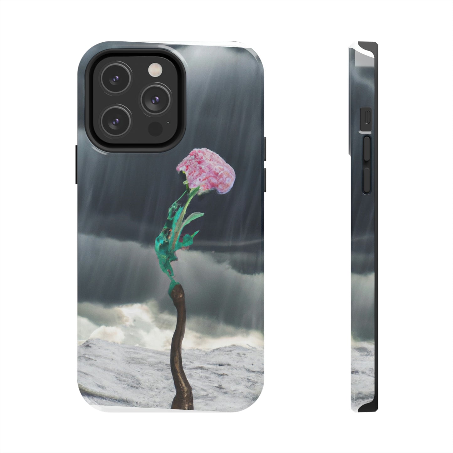 "Aight Against the Storm: The Story of a Lonely Flower" - The Alien Tough Phone Cases