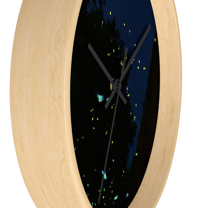 "Moonlight Fireflies" - The Alien Wall Clock