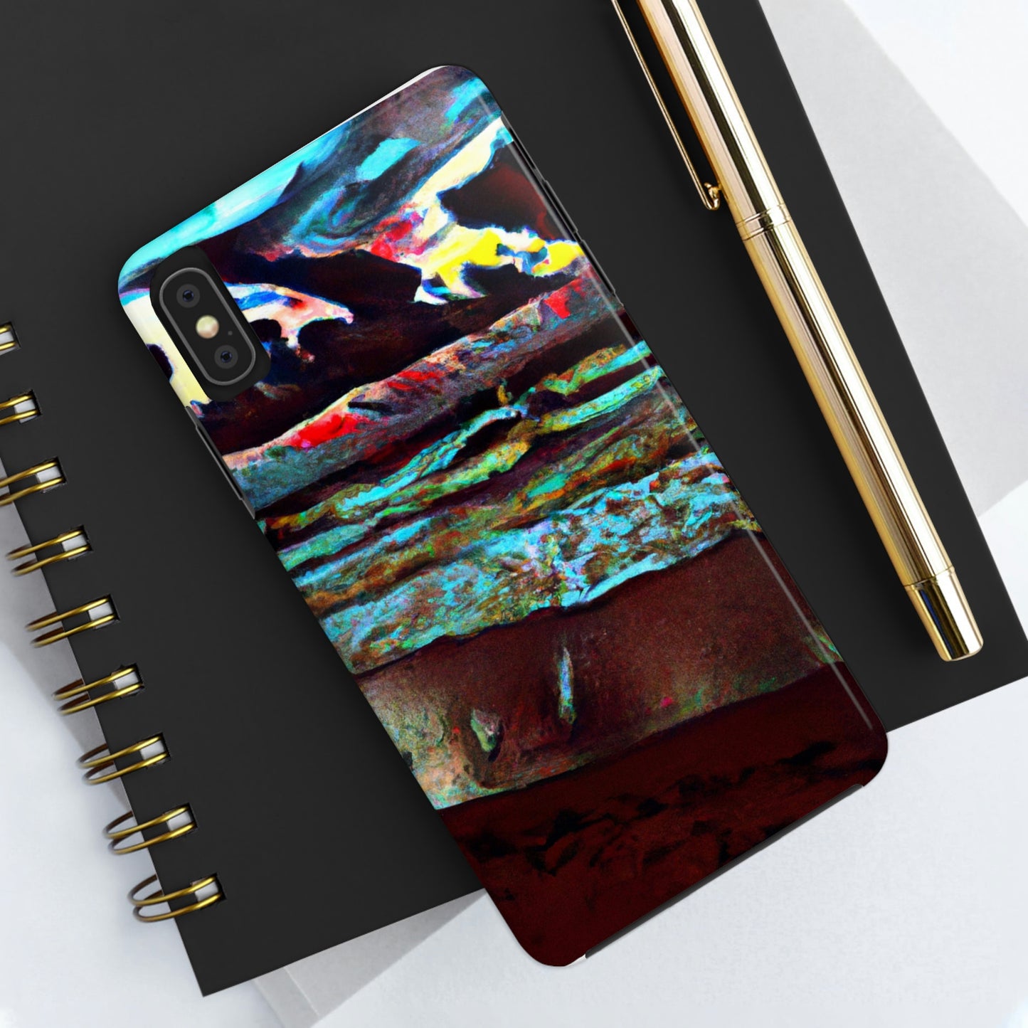 "Dusk at Sea: A Tempestuous Gathering" - The Alien Tough Phone Cases