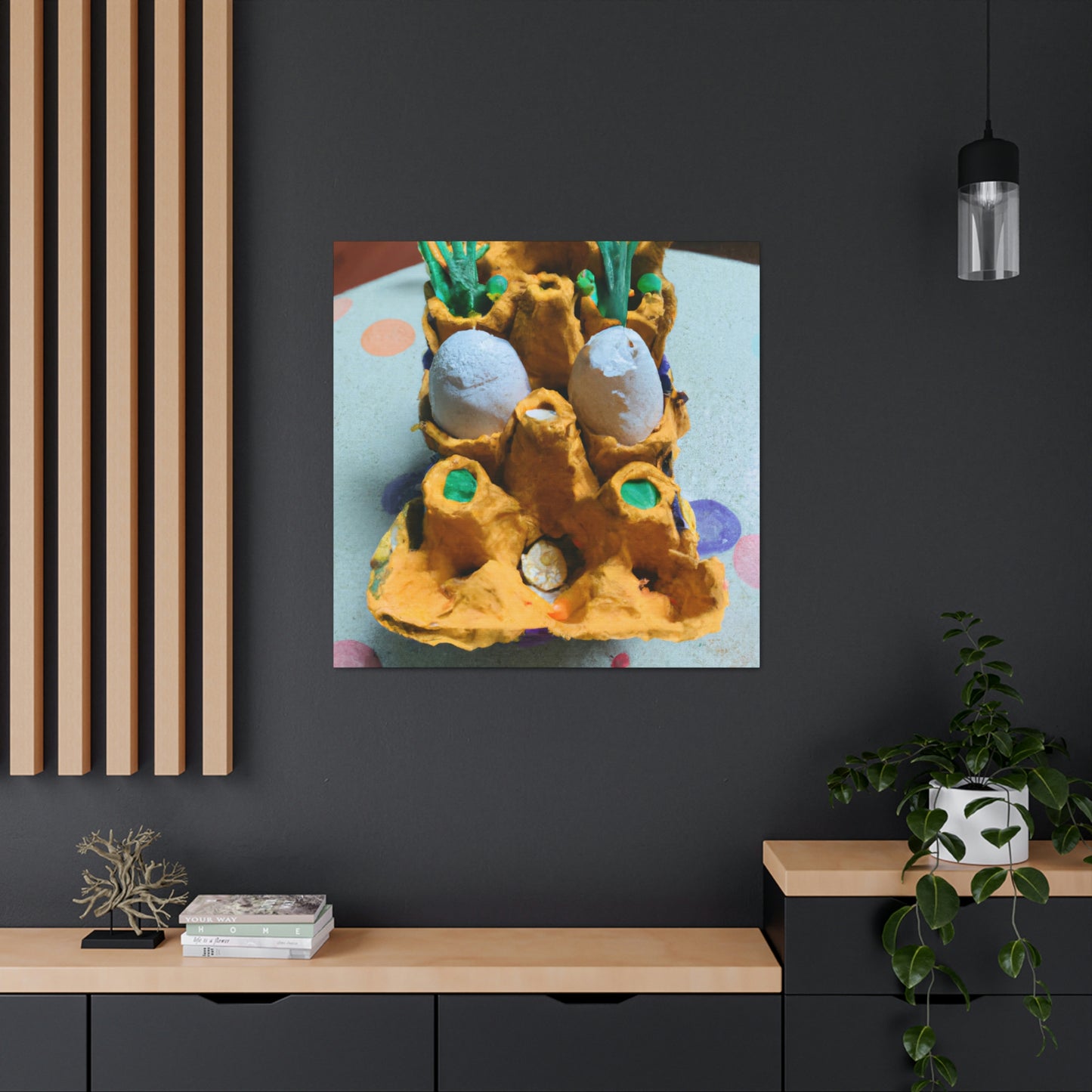 "KITCHEN CREATIONS: Crafting with Kitchen Items" - Canvas