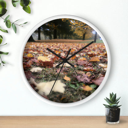 "El misterio olvidado de otoño" - El reloj de pared alienígena