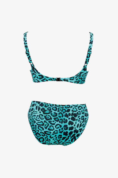 Leoparden-Bikini-Set