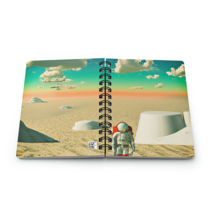 "A Strayed Astronaut: Alone on a Forlorn Planet" - The Alien Spiral Bound Journal