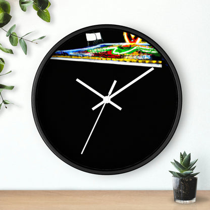 "Abandoned Illumination: A Haunted Carnival". - The Alien Wall Clock