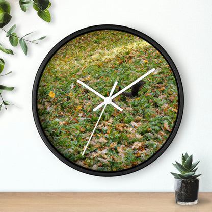 "The Final Harvest: The Squirrel's Desperate Search" - The Alien Wall Clock