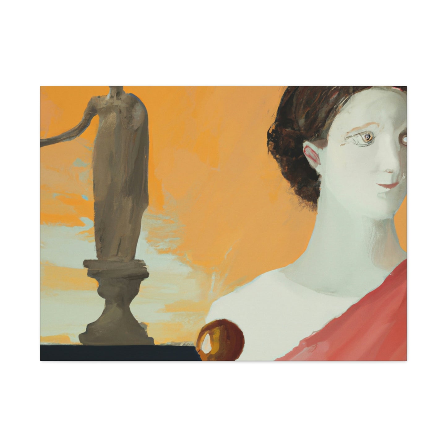 "Classic Meets Contemporary: A Fusion of Greek Art and My Own Style" - Canvas