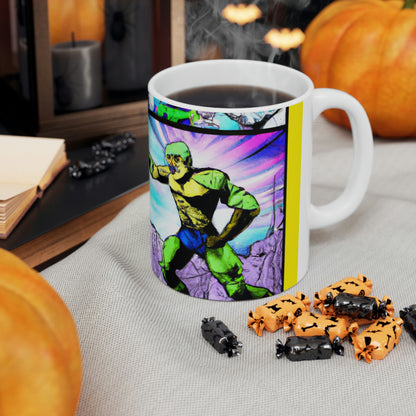 Superhero Showdown! - The Alien Ceramic Mug 11 oz