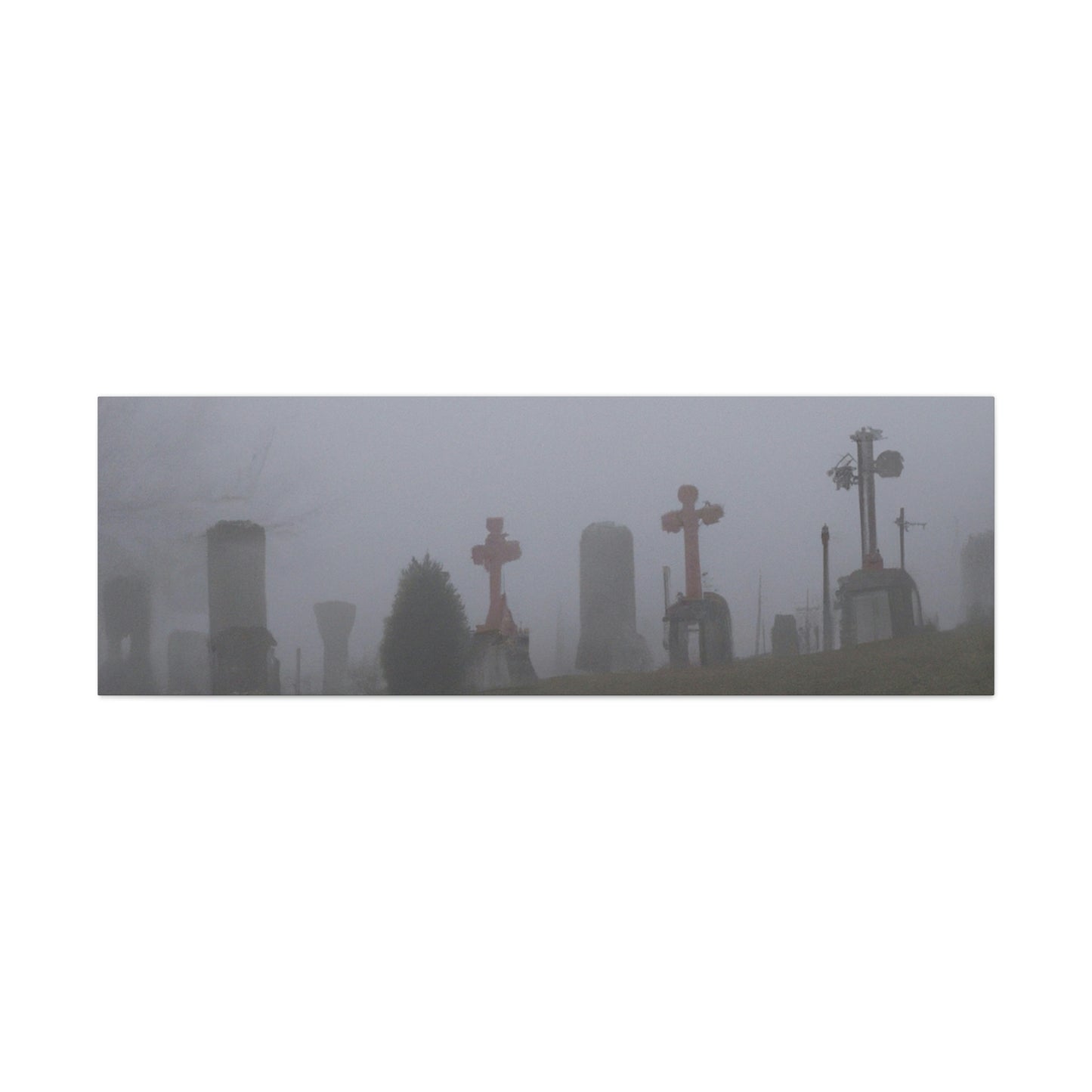 "The Foggy Graveyard" - The Alien Canva